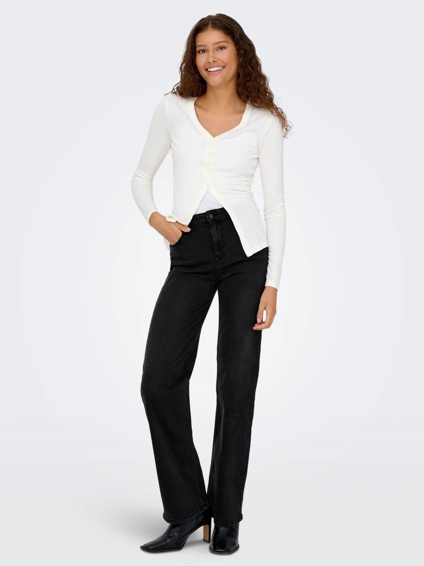 Only Jeans Donna Luna Nero