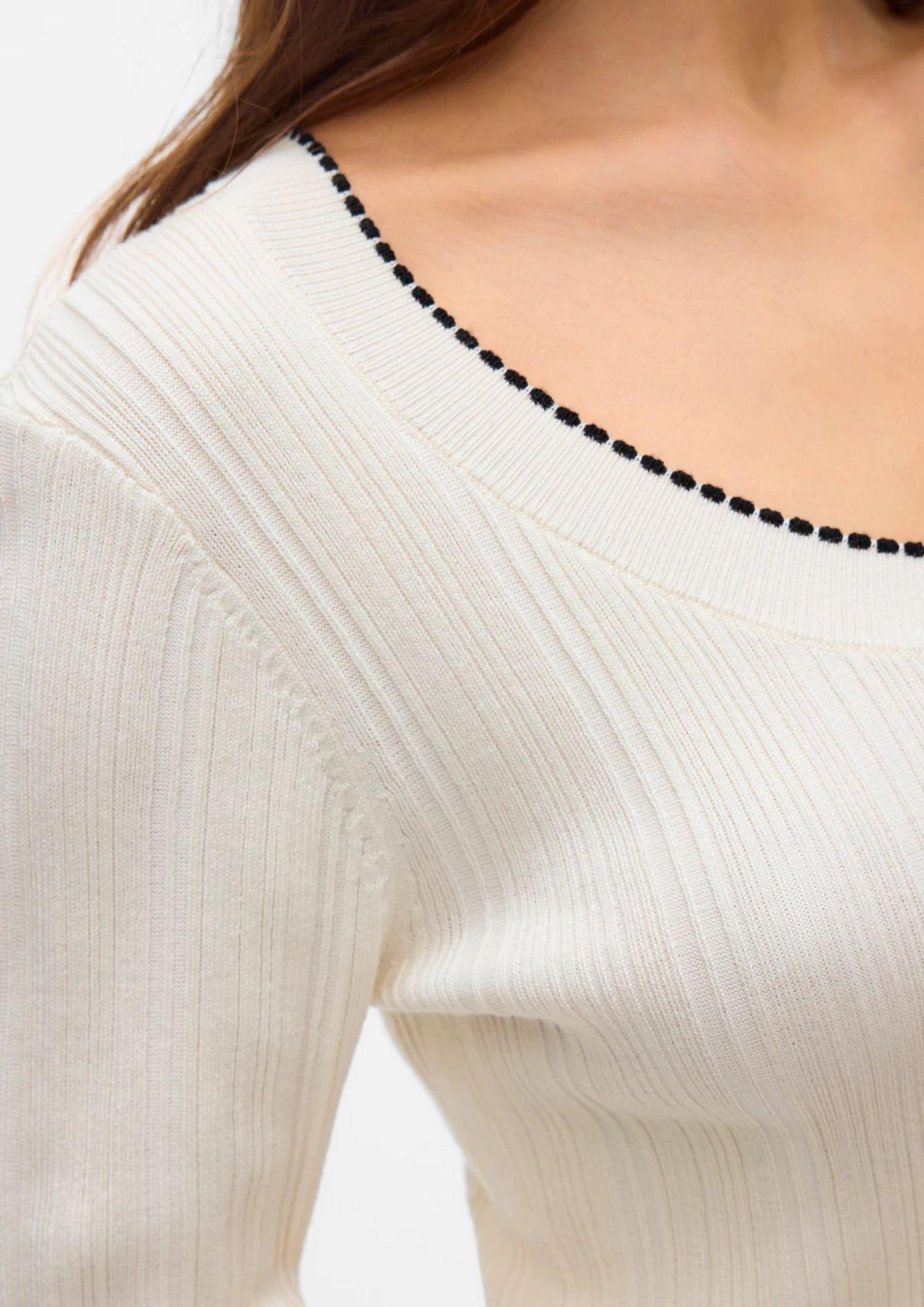 Vero Moda Pullover Donna Nina Bianco Panna