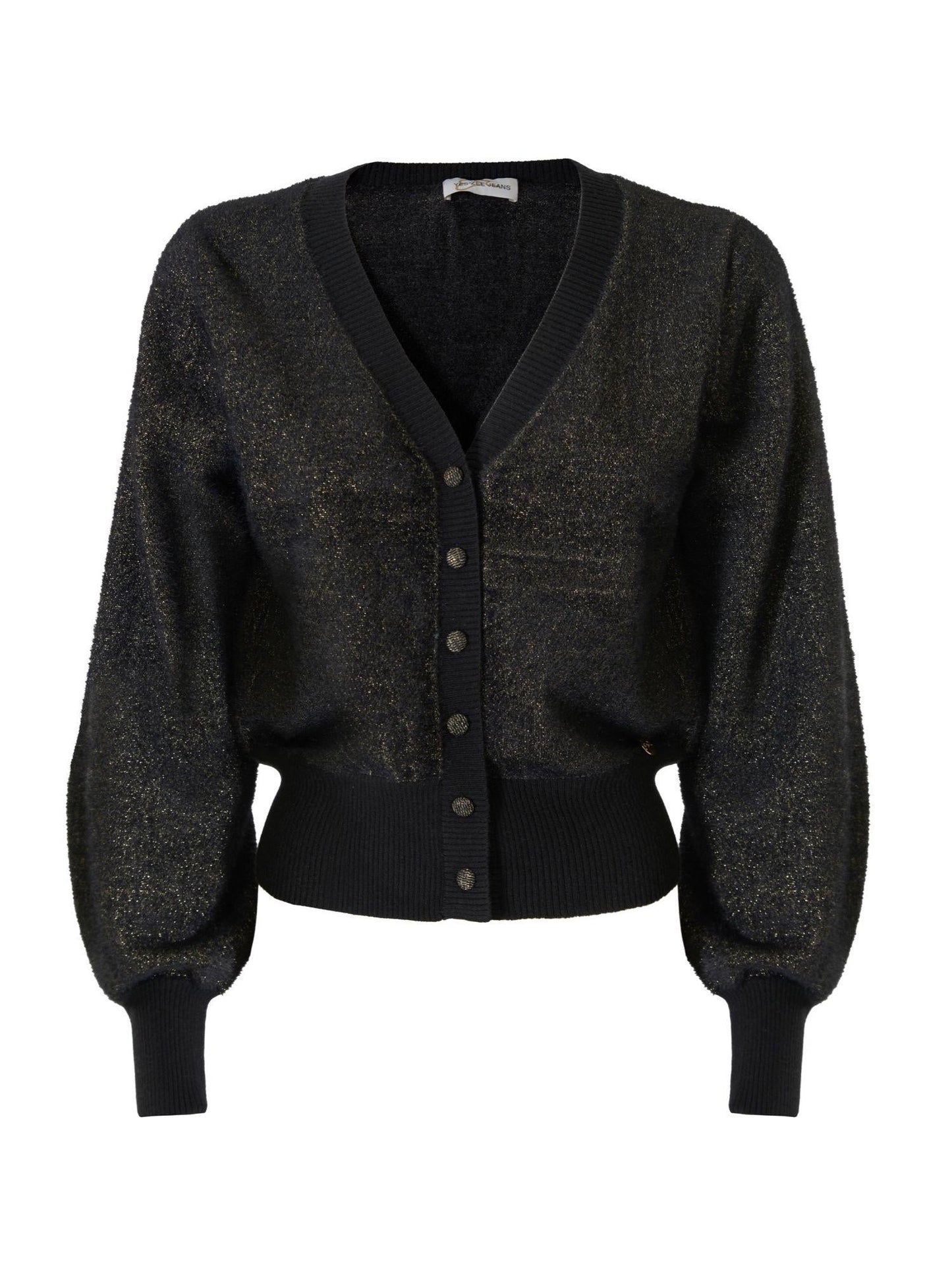 Yes Zee Cardigan Corto Donna Nero