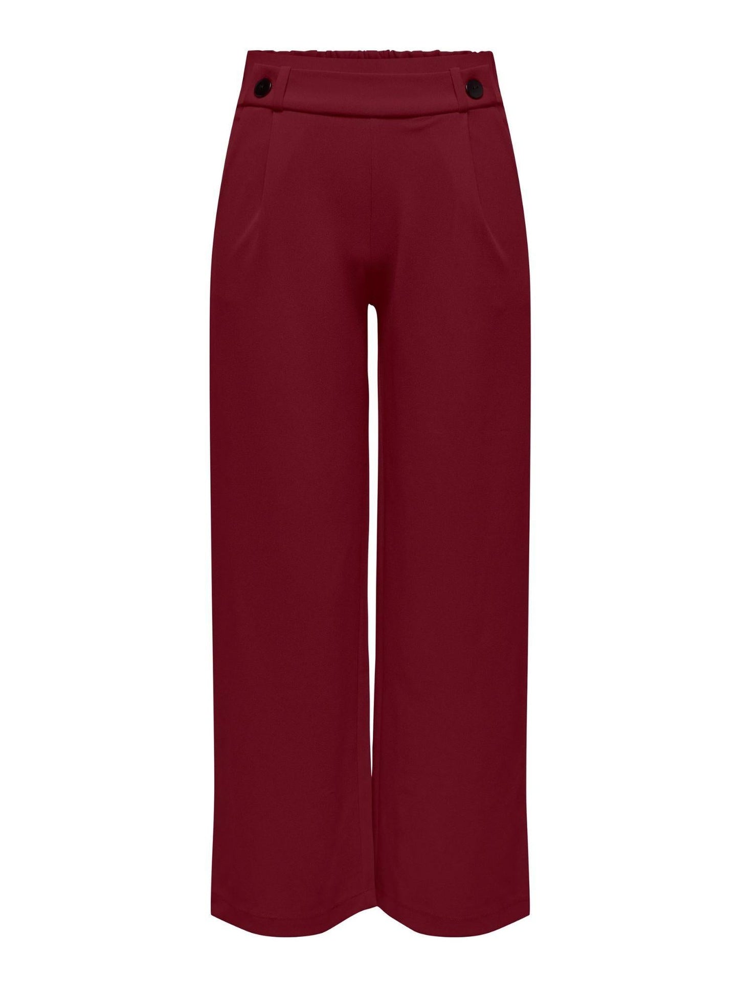 Jacqueline De Yong Pantaloni A Gamba Larga Donna Geggo Wide Leg Fit Cabernet