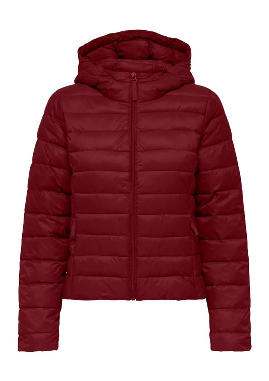 Only Giacca Trapuntata Donna Taiha Bordeaux