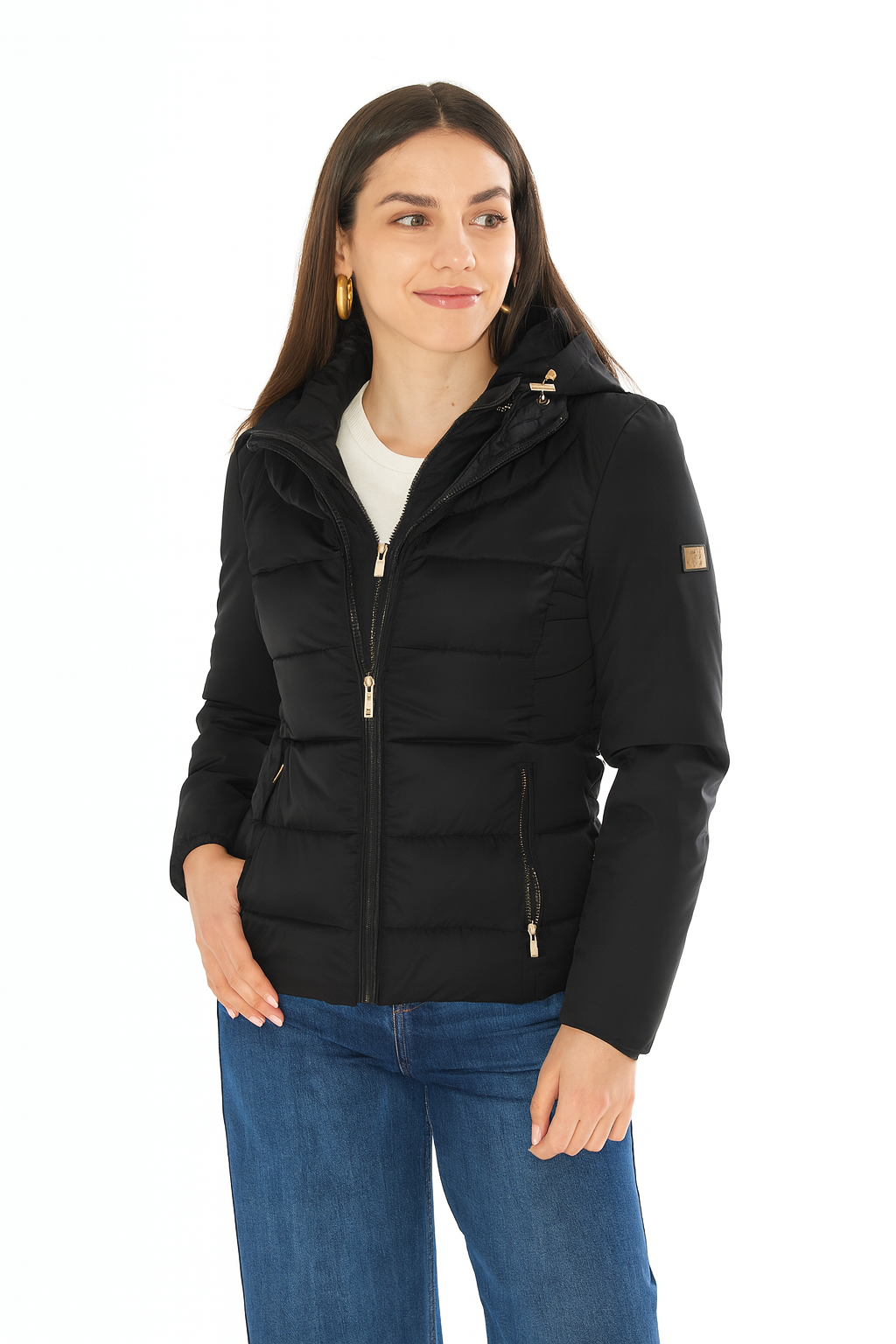 Yes Zee Giubbino Donna Nero