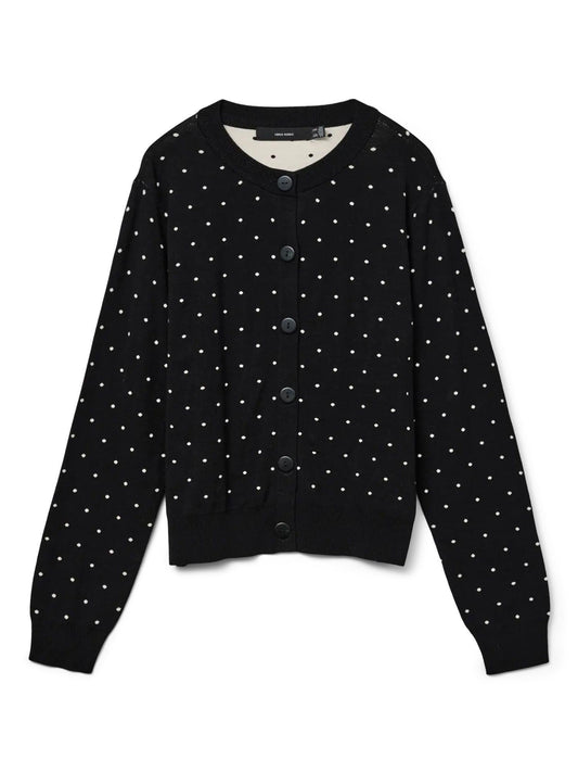 Vero Moda Cardigan Donna Saba Black W. Birch