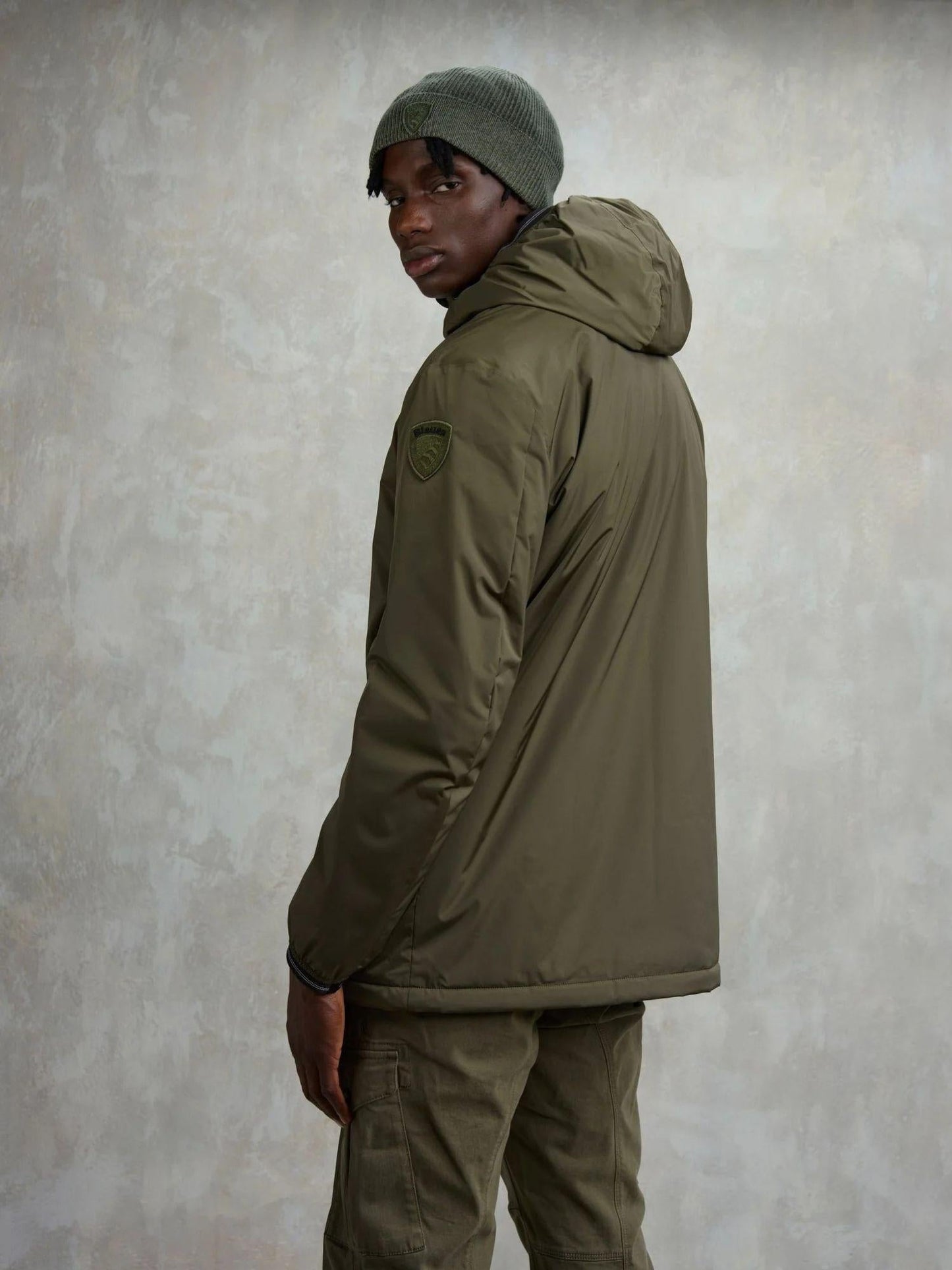 Blauer Trench Jarvis Uomo Verde bosco
