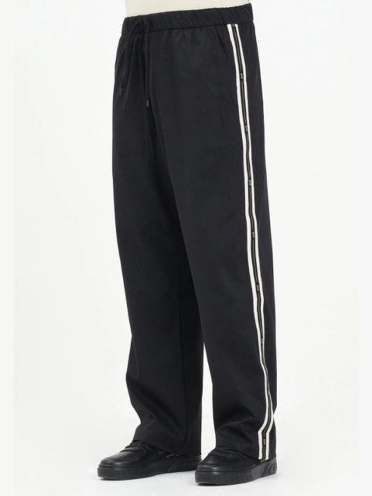 EA7 Emporio Armani Pantaloni Uomo con bande logate Nero