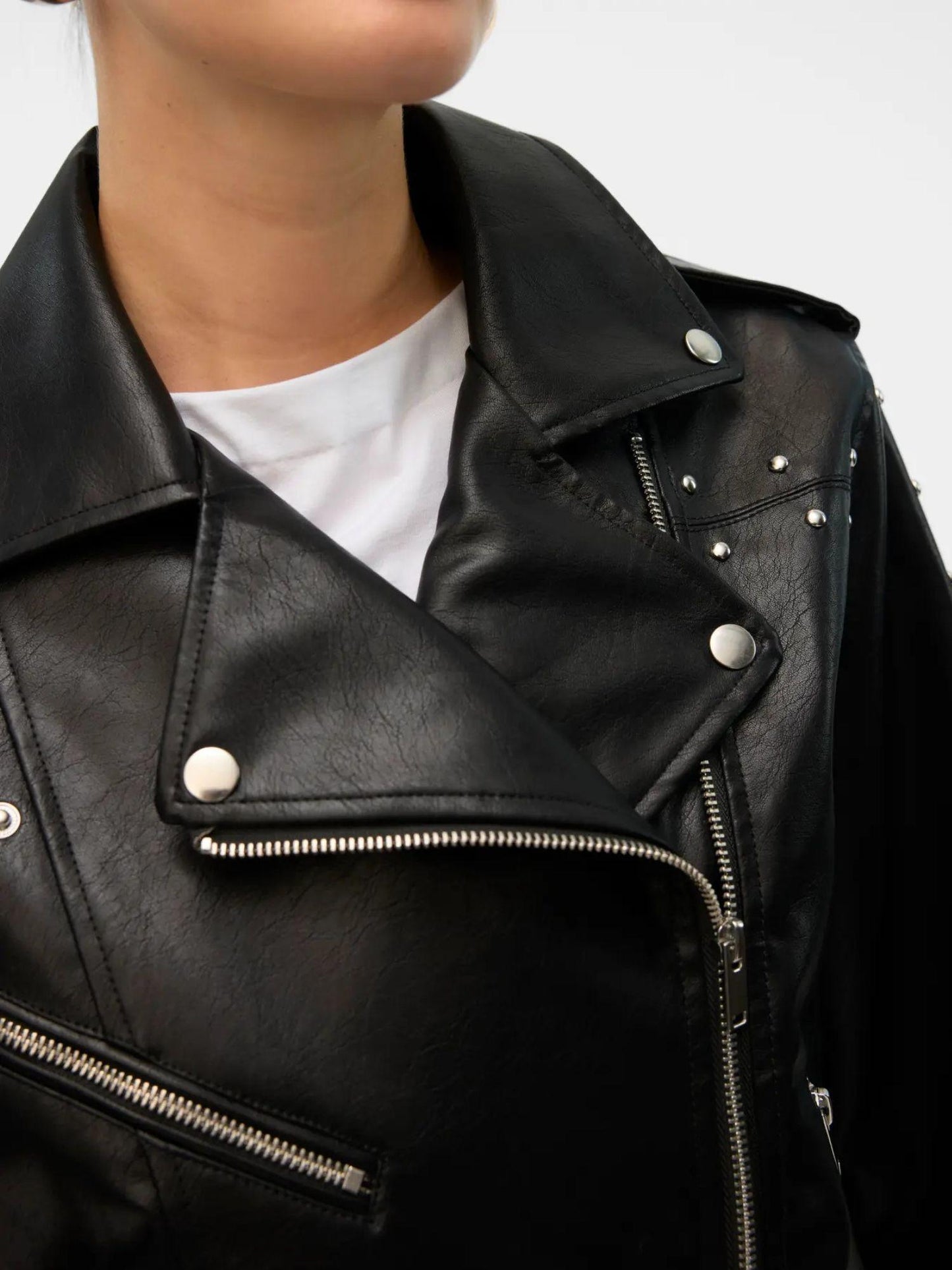 Vero Moda Giacca Biker Donna Ramon Nera