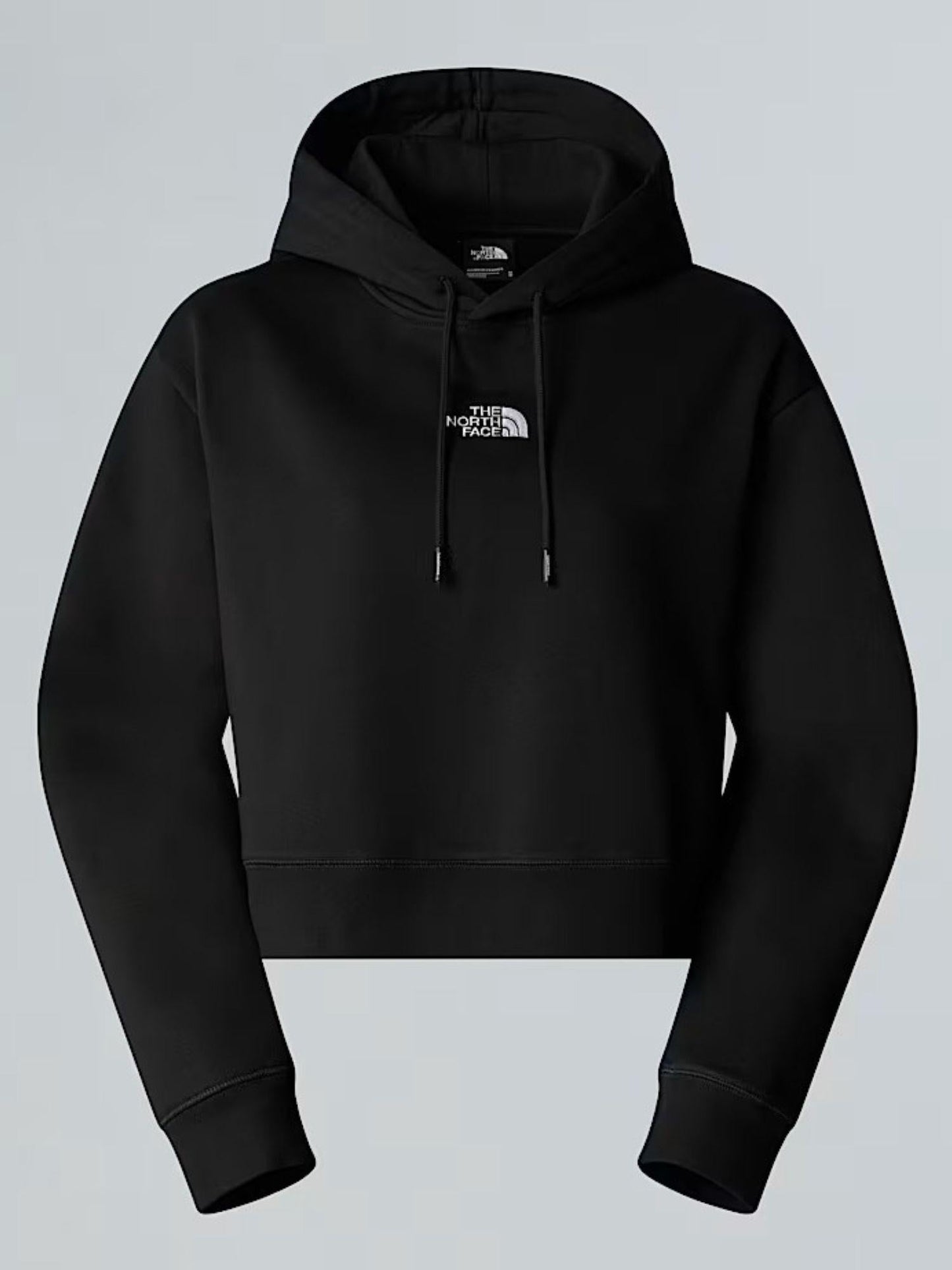 The North Face Felpa Donna Essential Corta In Vita Con Cappuccio Nero