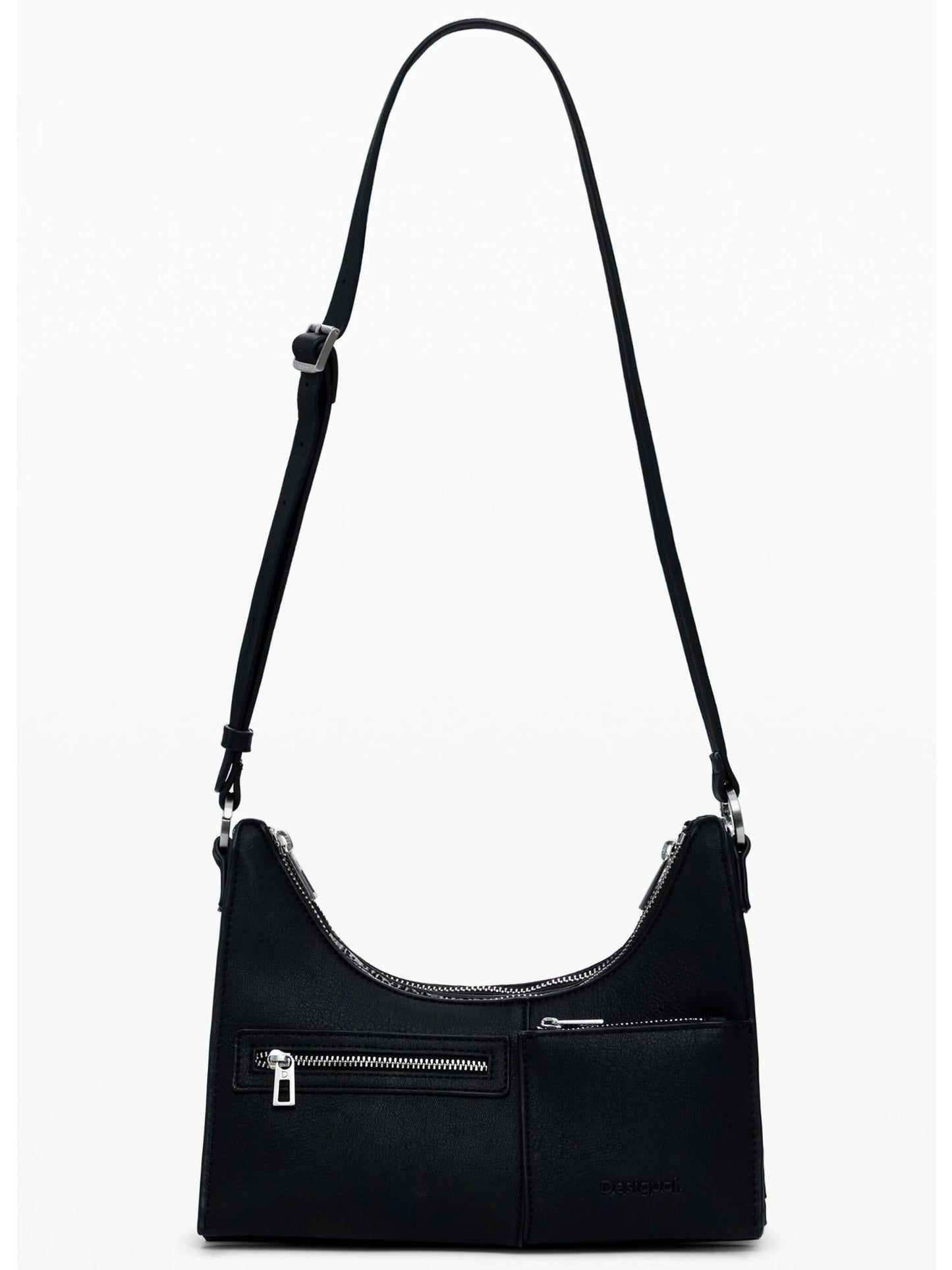 Desigual Piccola borsa bicolore rimovibile Donna Nero