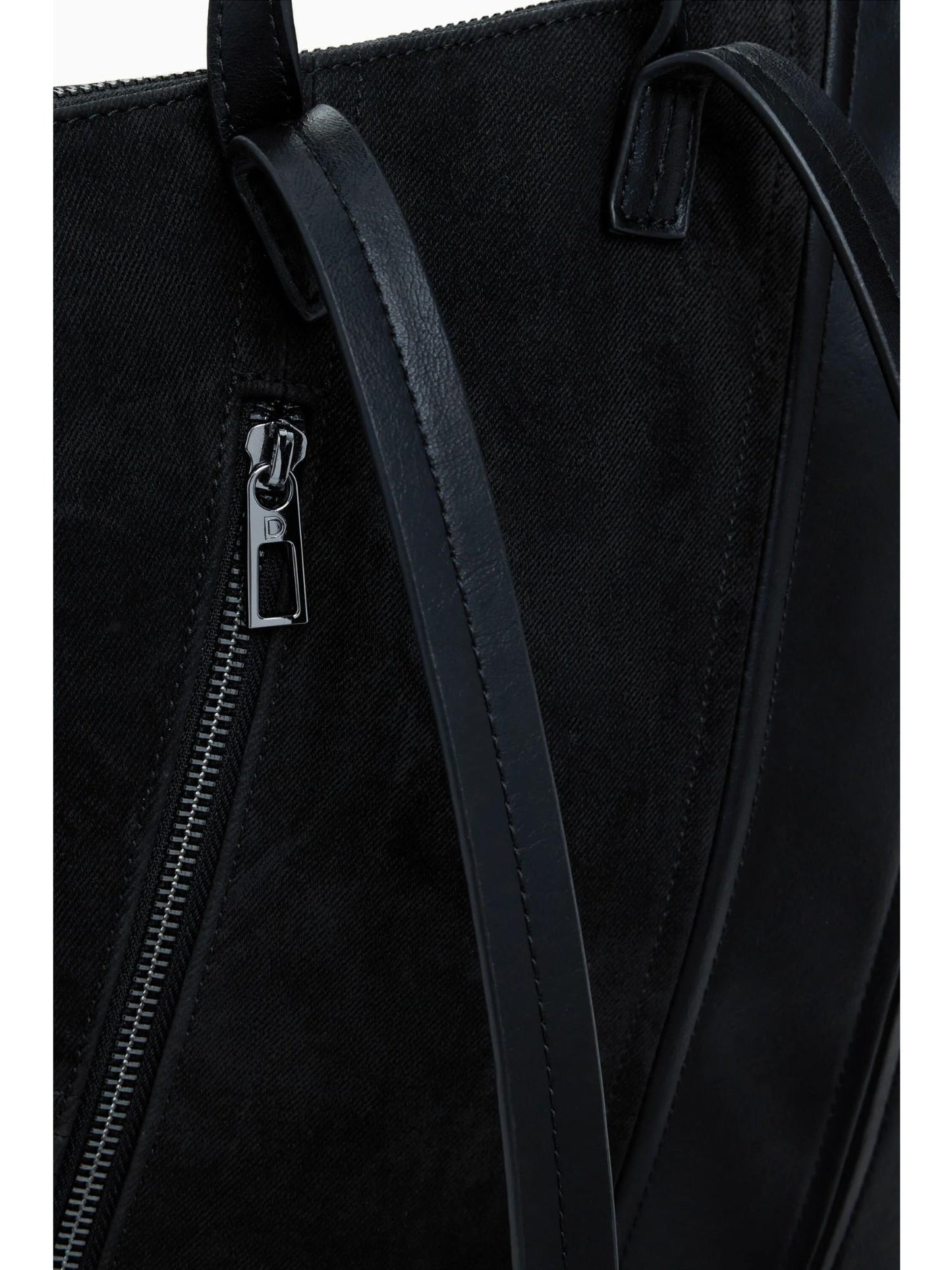 Desigual Zaino effetto pelle corsetto piccolo Donna Nero