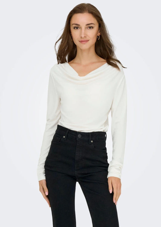 Jacqueline De Yong Maglia Donna Ester Bianca