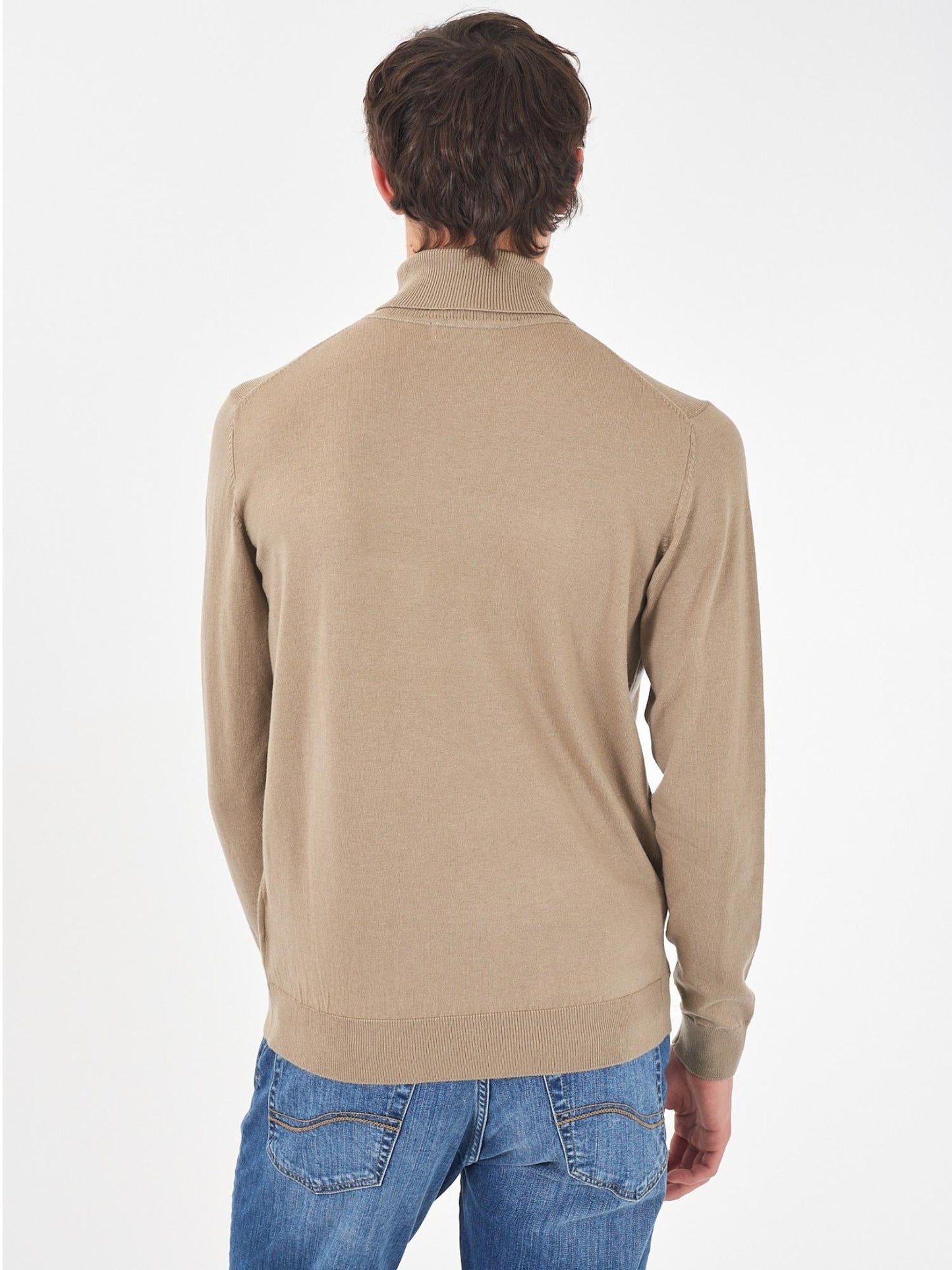 Yes Zee Maglia Dolcevita Uomo Fango