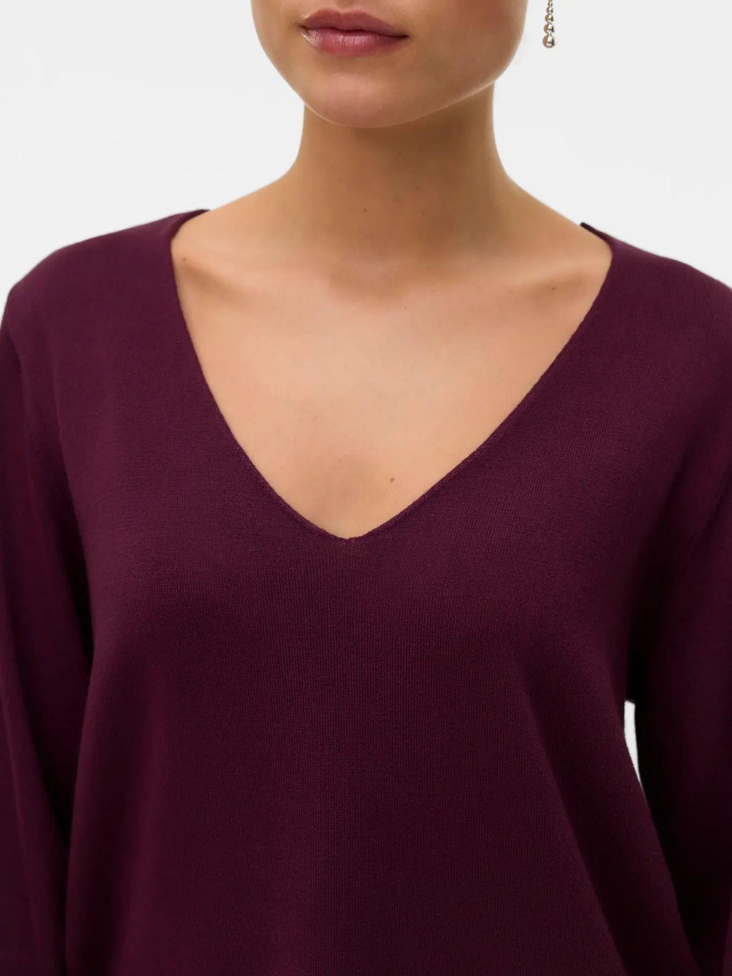 Vero Moda Maglione Donna Silje Winetasting