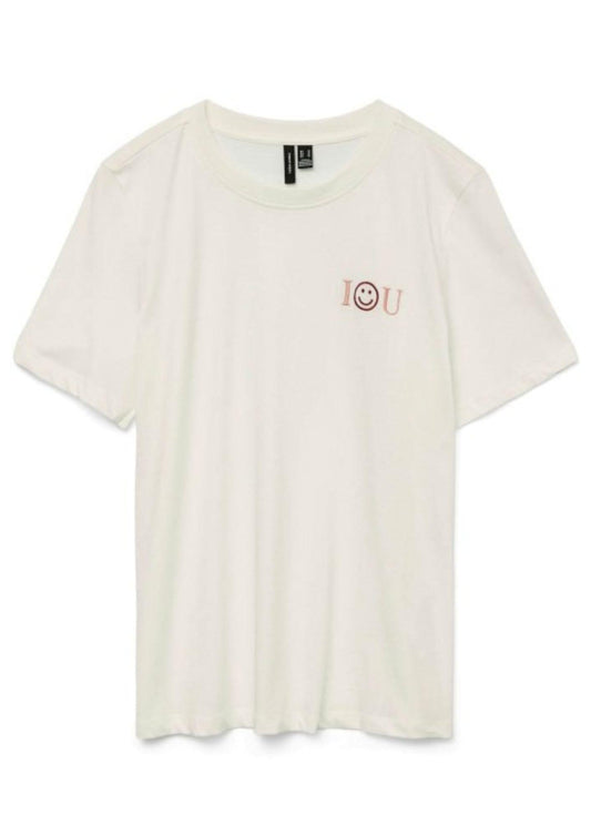 Vero Moda T-Shirt Donna Frigga Bianca