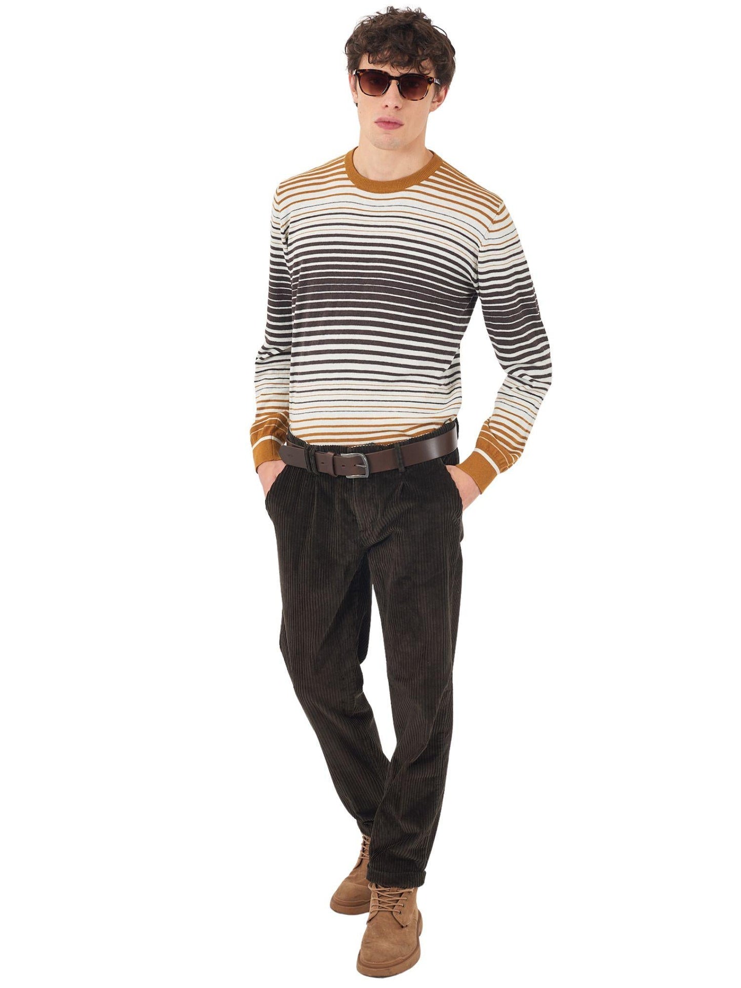 Yes Zee Maglia Uomo Curry