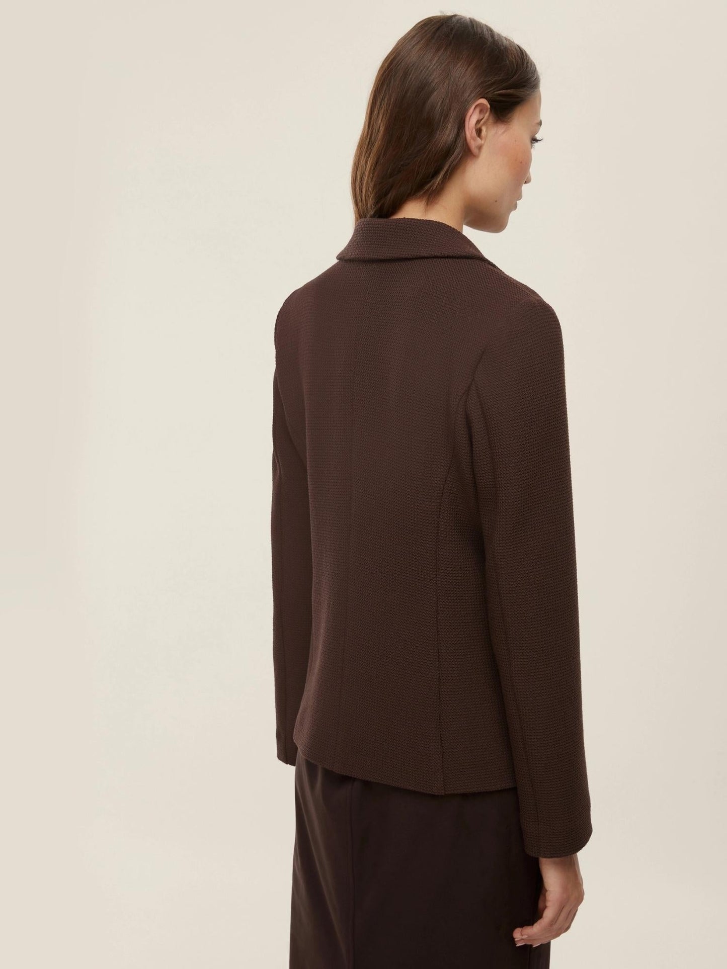 Emme Marella Giacca in stuoia Donna Harley Testa di moro