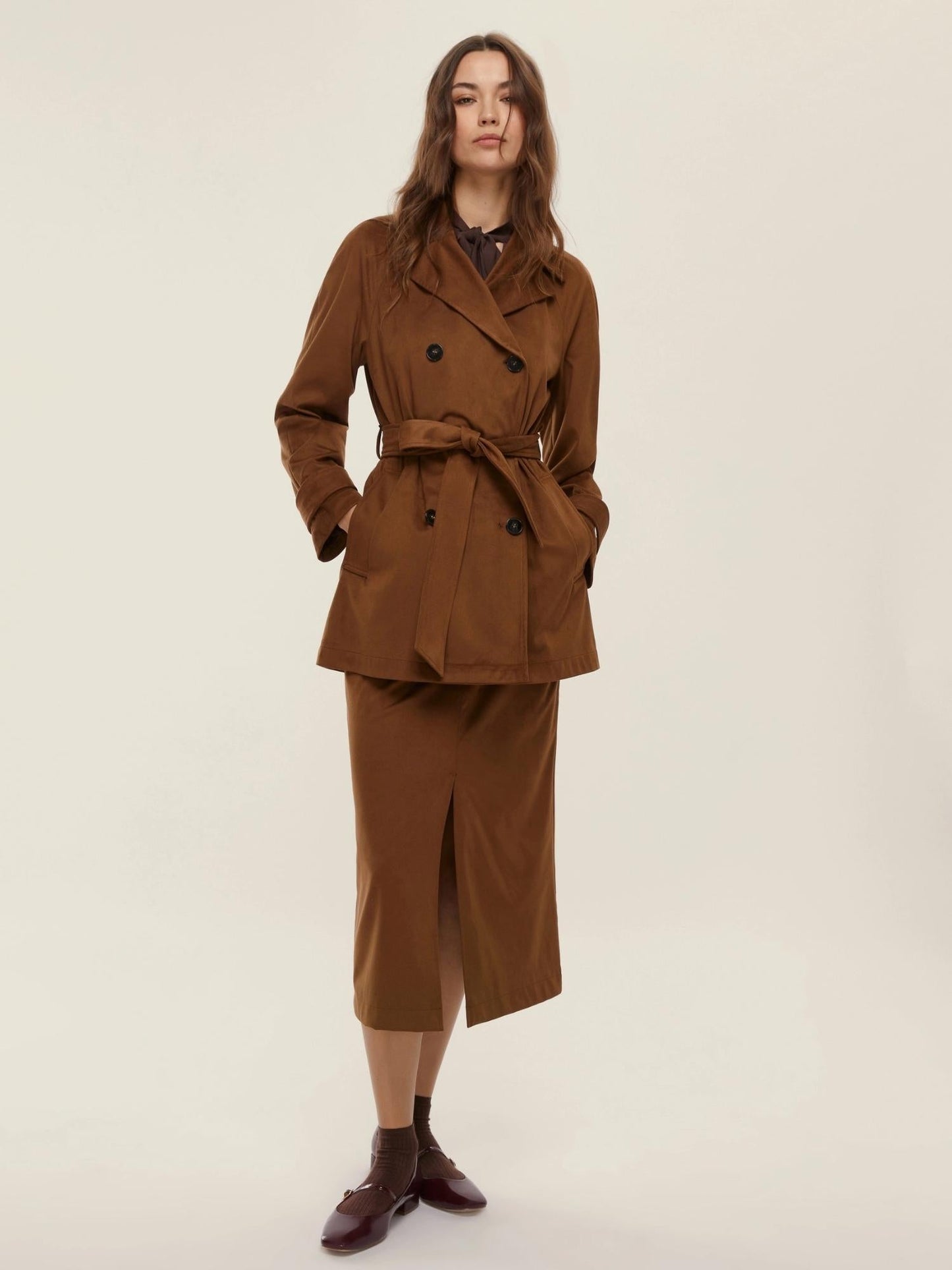 Emme Marella Trench Donna in jersey Team Cioccolato
