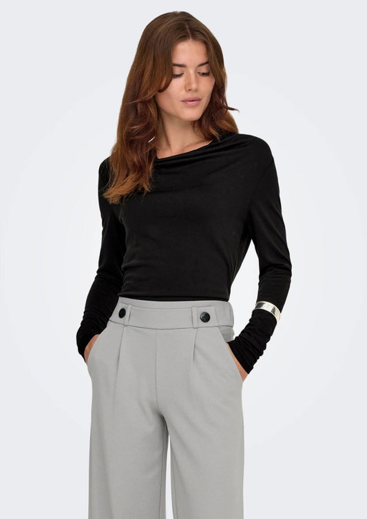 Jacqueline De Yong Maglia Donna Ester Nera