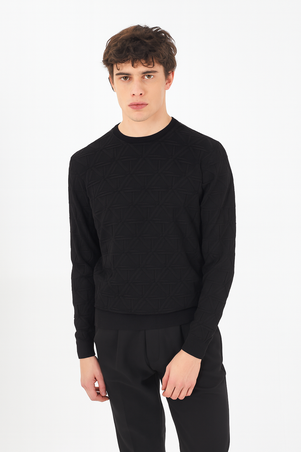 Yes Zee Maglia Uomo Nera