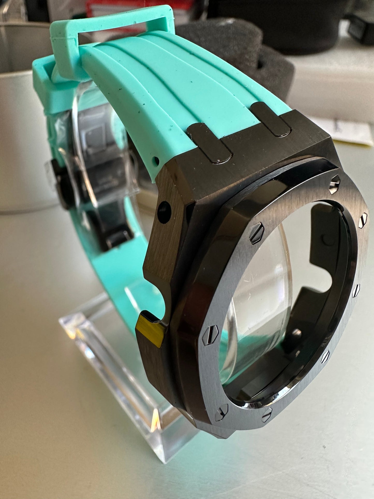 Cinturini + Copri Cassa IRON in acciaio per Casio Gshock 2100