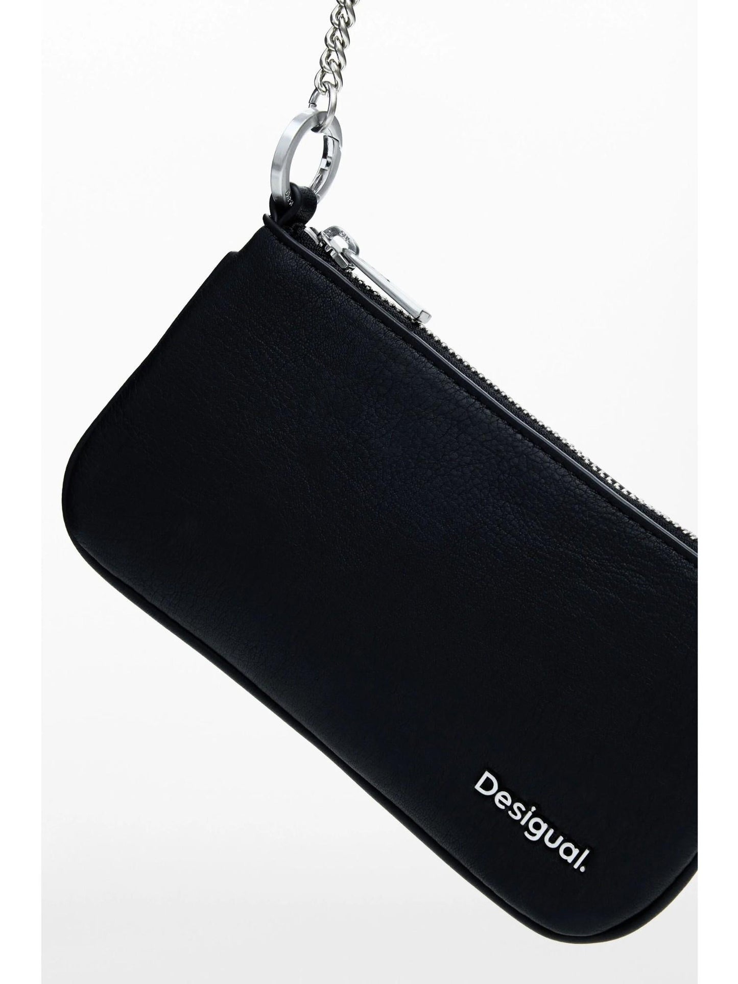 Desigual Portafoglio 2in1 serpente grande Donna Nero