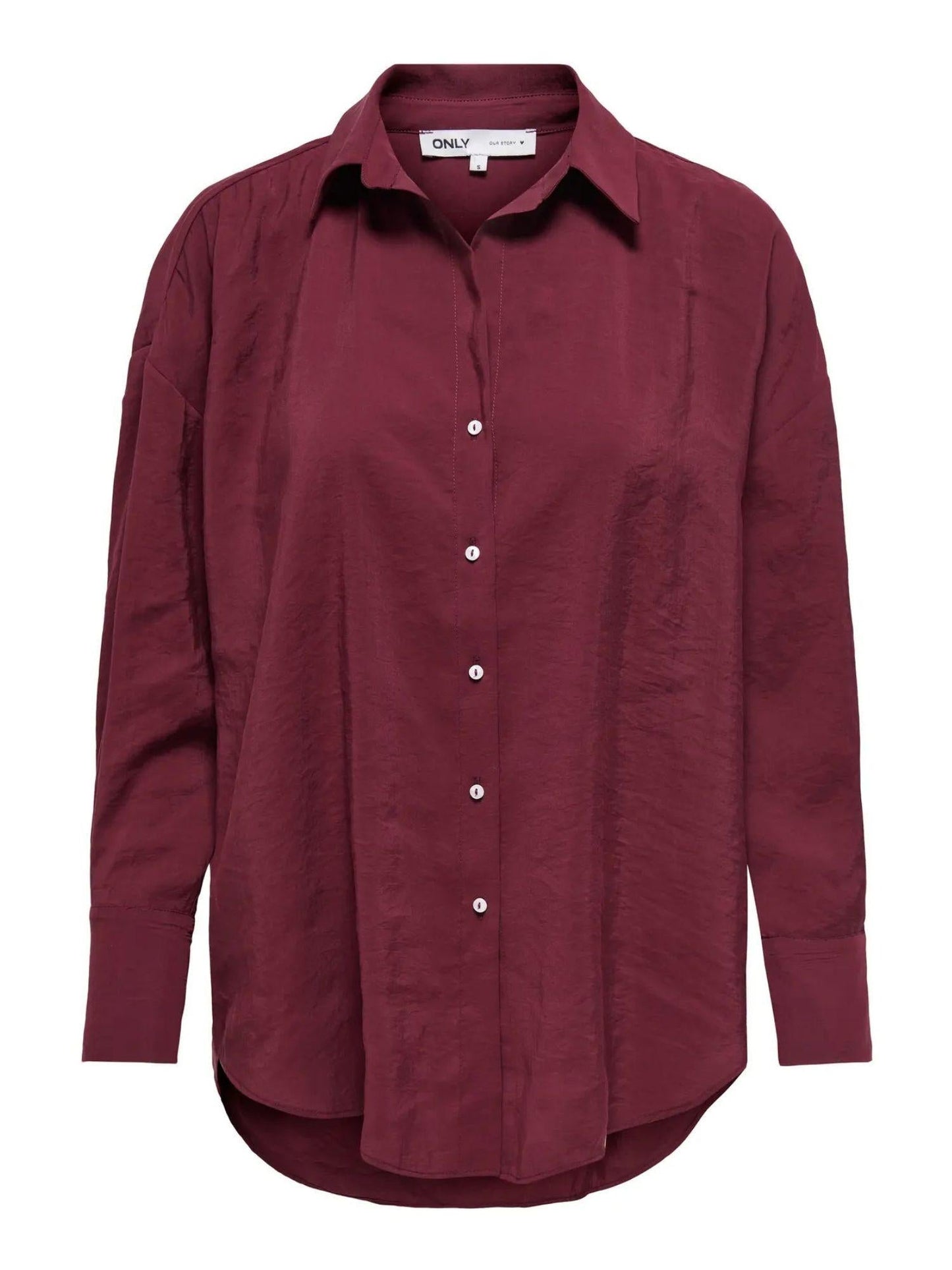 Only Camicia Donna Zazima Burgundy