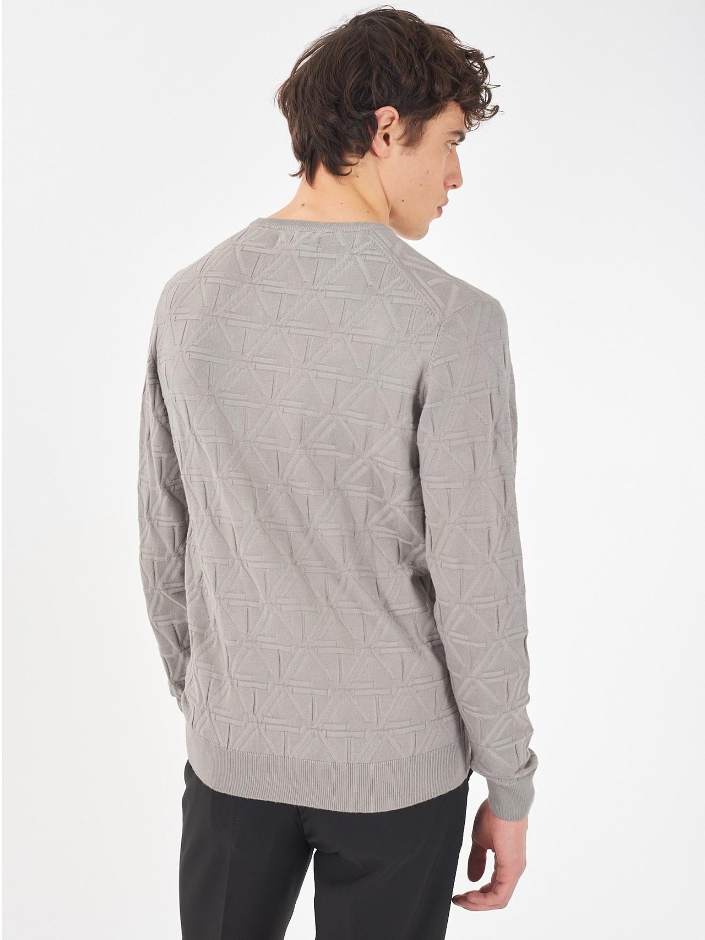 Yes Zee Maglia Girocollo Uomo Grigio