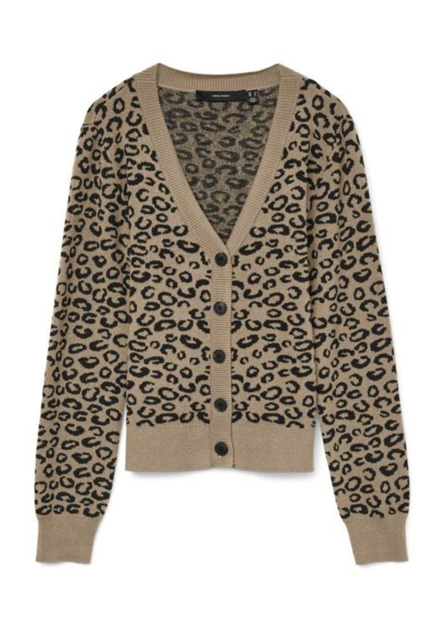Vero Moda Cardigan Donna Nancy Marrone Silver Mink