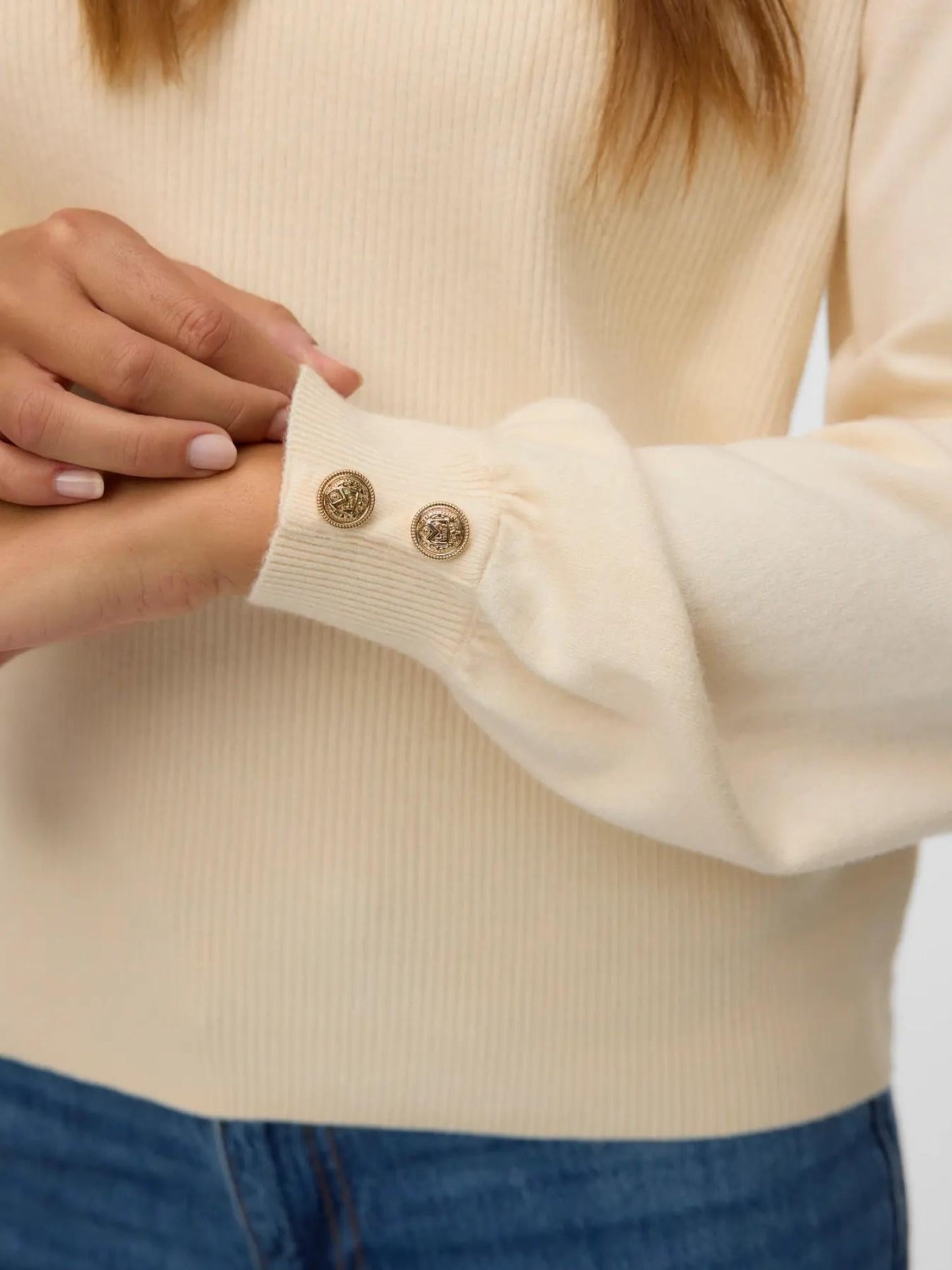 Vero Moda Maglione Donna Hollykaris Birch
