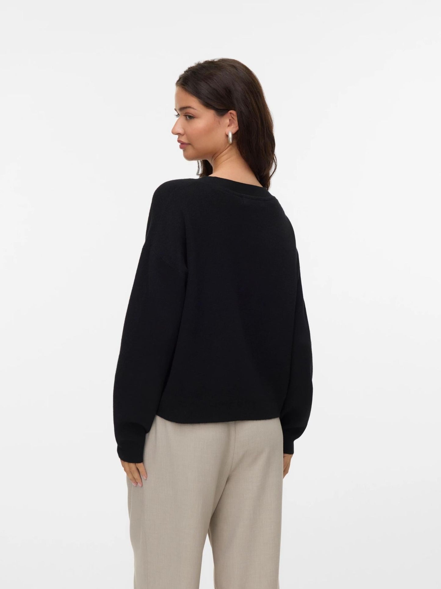 Vero Moda Cardigan In Maglia Donna Saba Nero