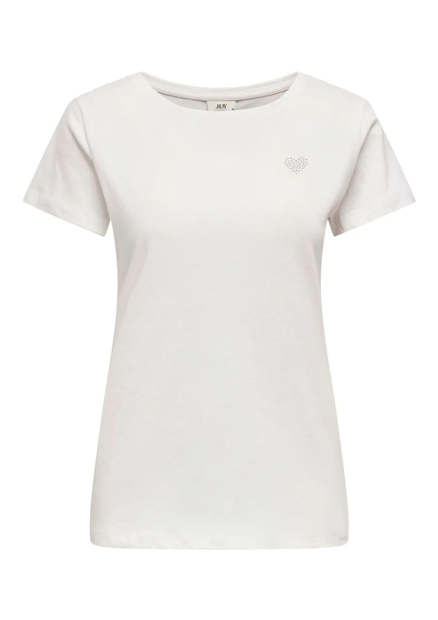 Jacqueline De Yong T-Shirt Donna Paris Bianco