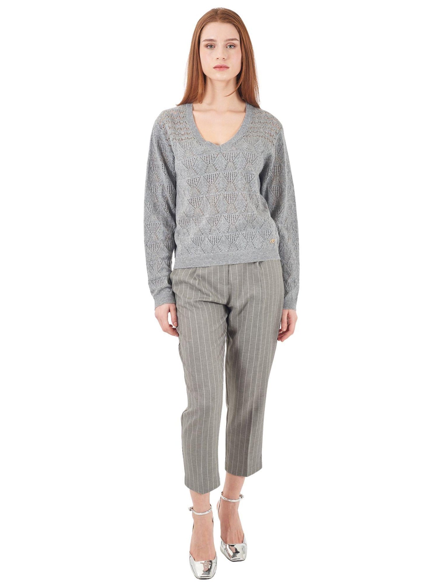 Yes Zee Maglia Donna Grigia