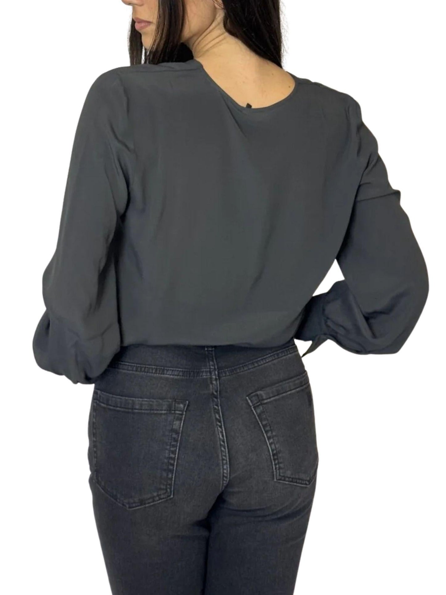 Emme Marella Blusa Donna Caladio Grigio Antracite