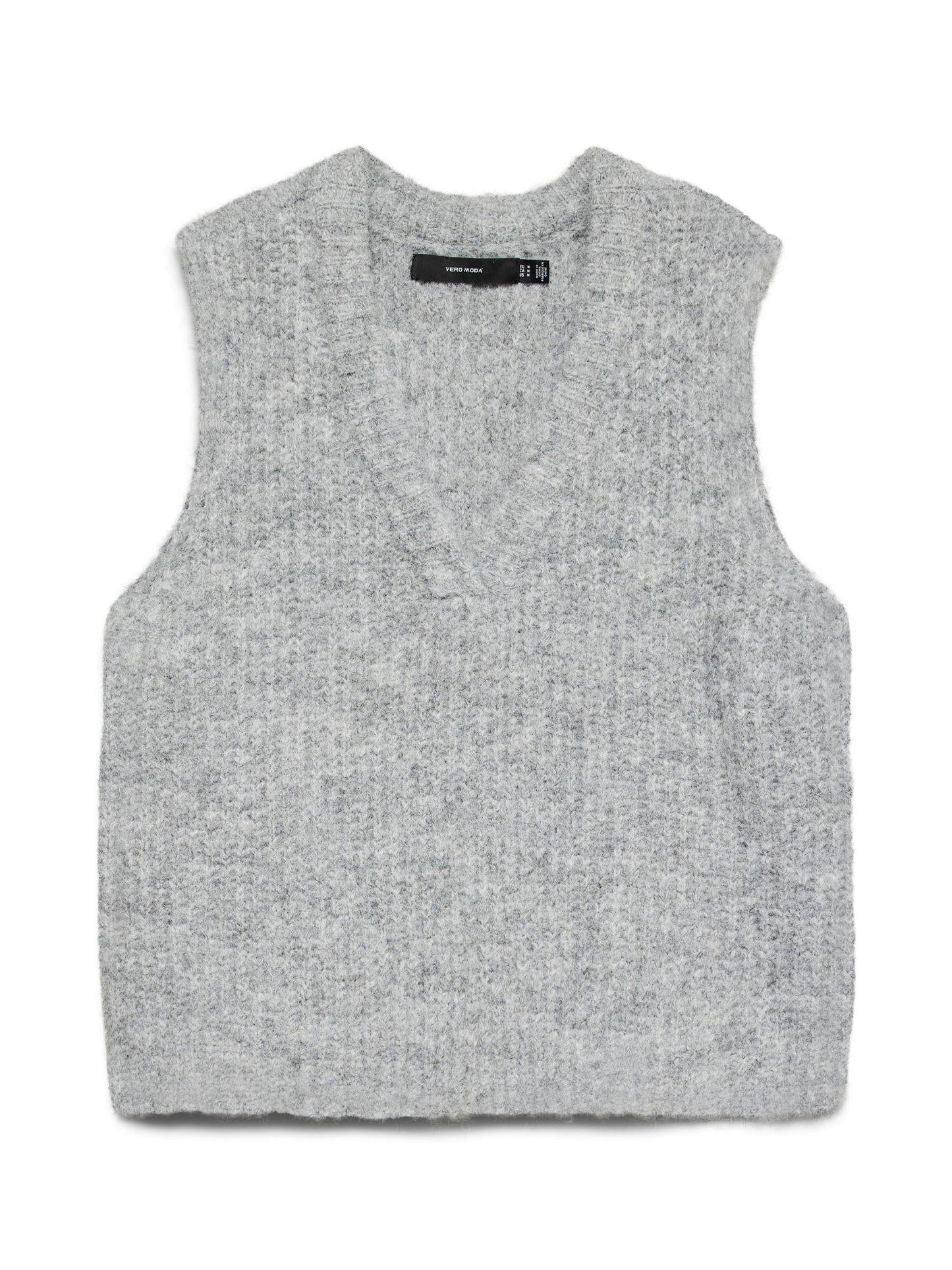 Vero Moda Maglione Smanicato Donna Novah Medium Grey Melange