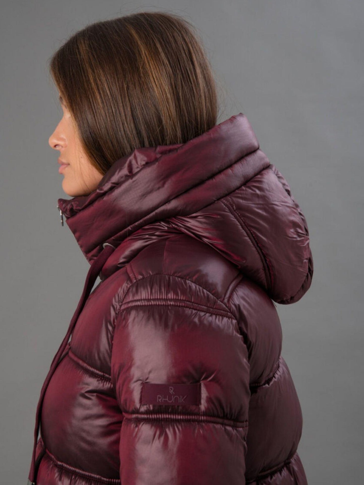 Rihunik Giacca Invernale Donna Bordeaux