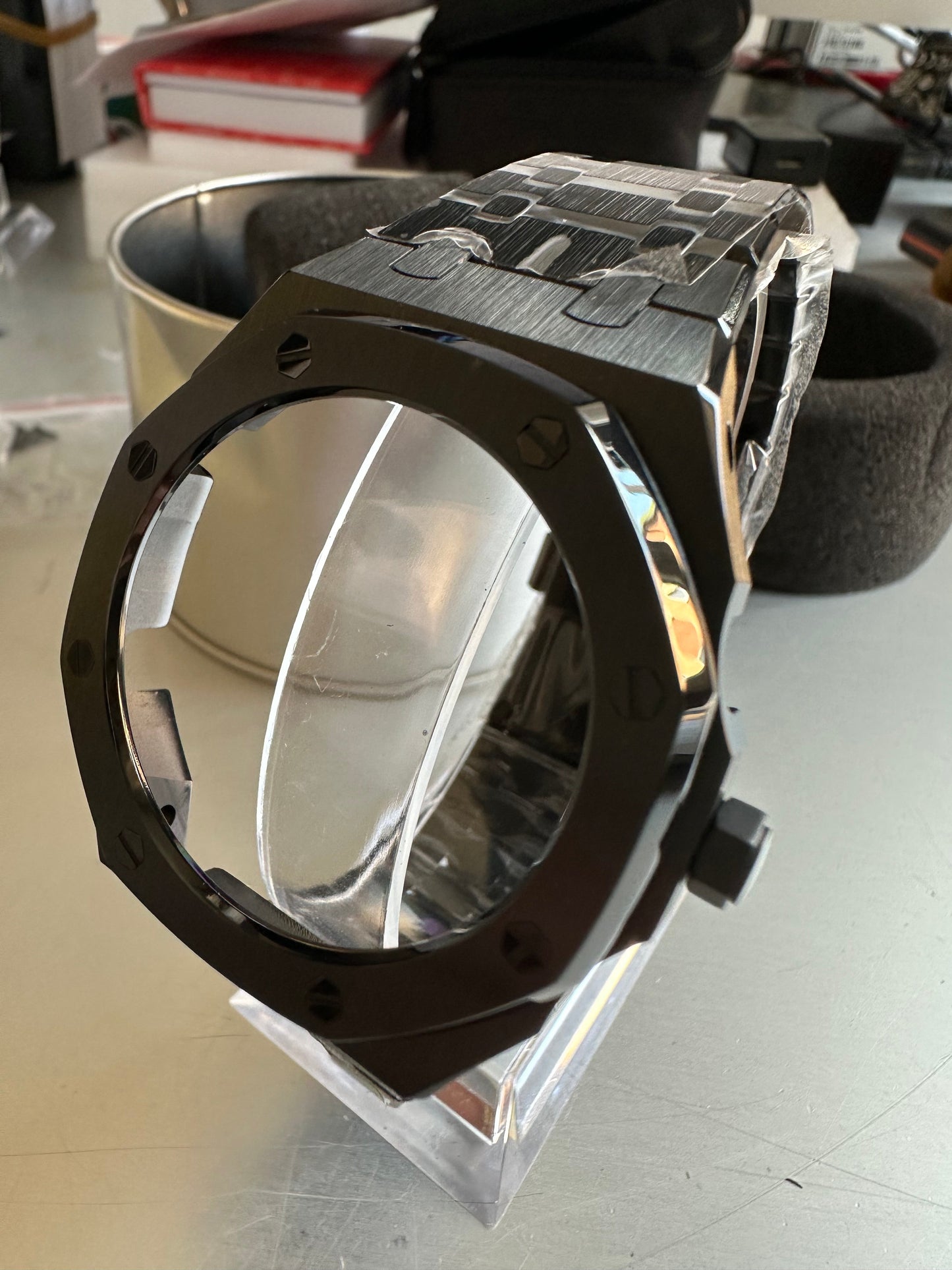 Cinturini + Copri Cassa IRON in acciaio per Casio Gshock 2100