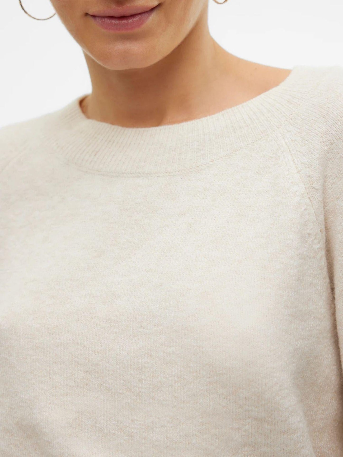 Vero Moda Maglione Donna Doffy Bianco Panna