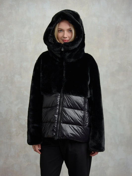 Blauer Giacca Invernale Donna Fanevil Nera