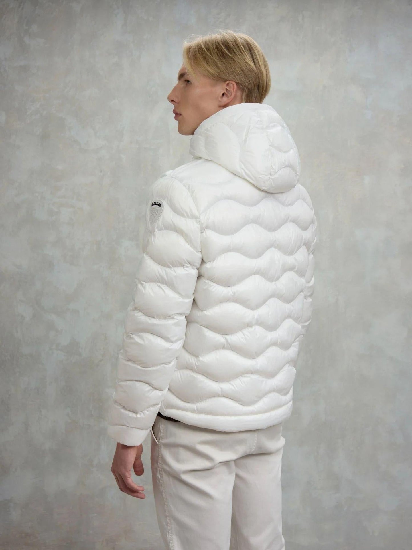 Blauer Giacca Invernale Uomo Bryant Bianco ottico interno beige