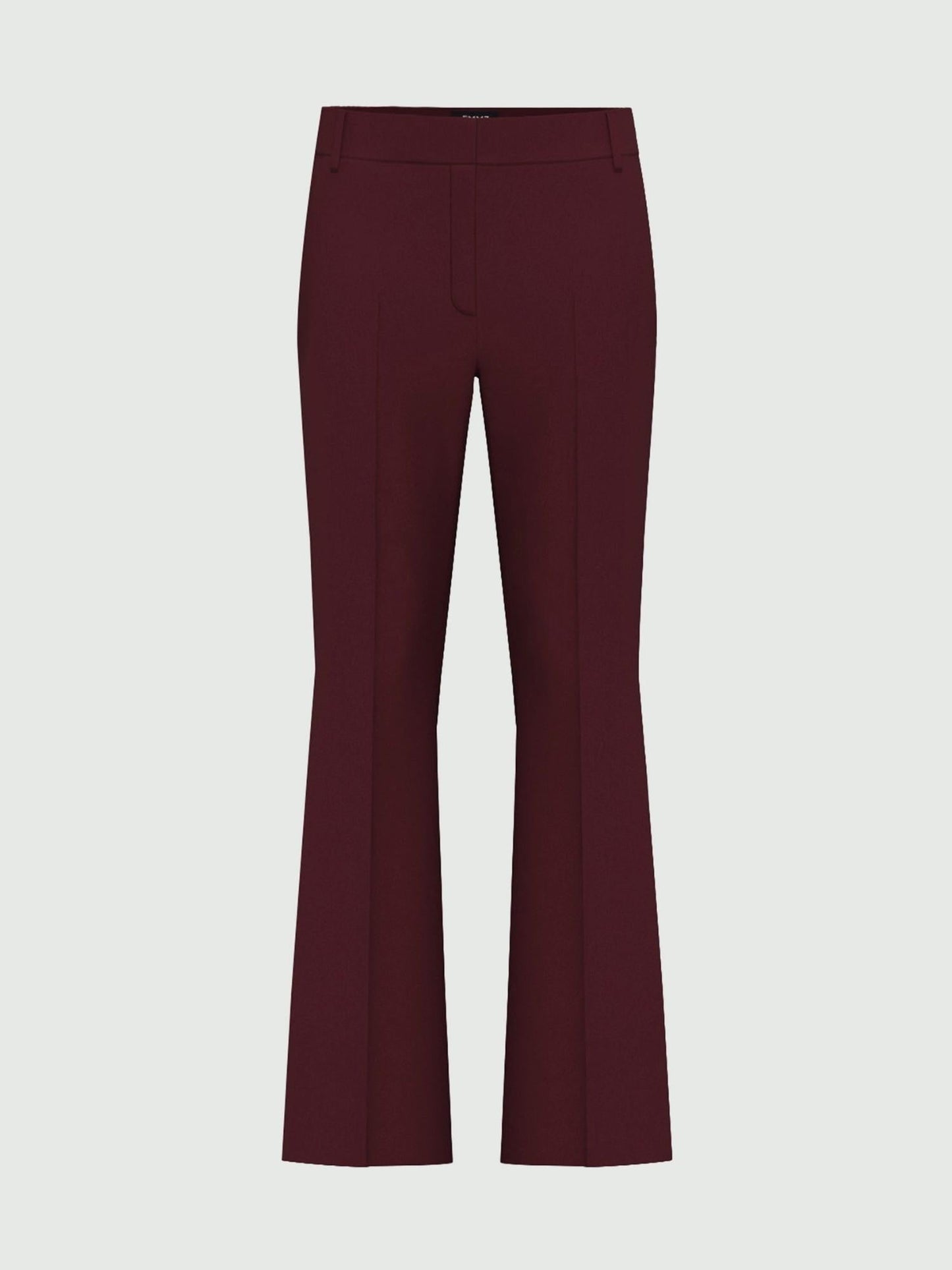 Emme Marella Pantalone dritto in jersey Donna Flare Bordeaux