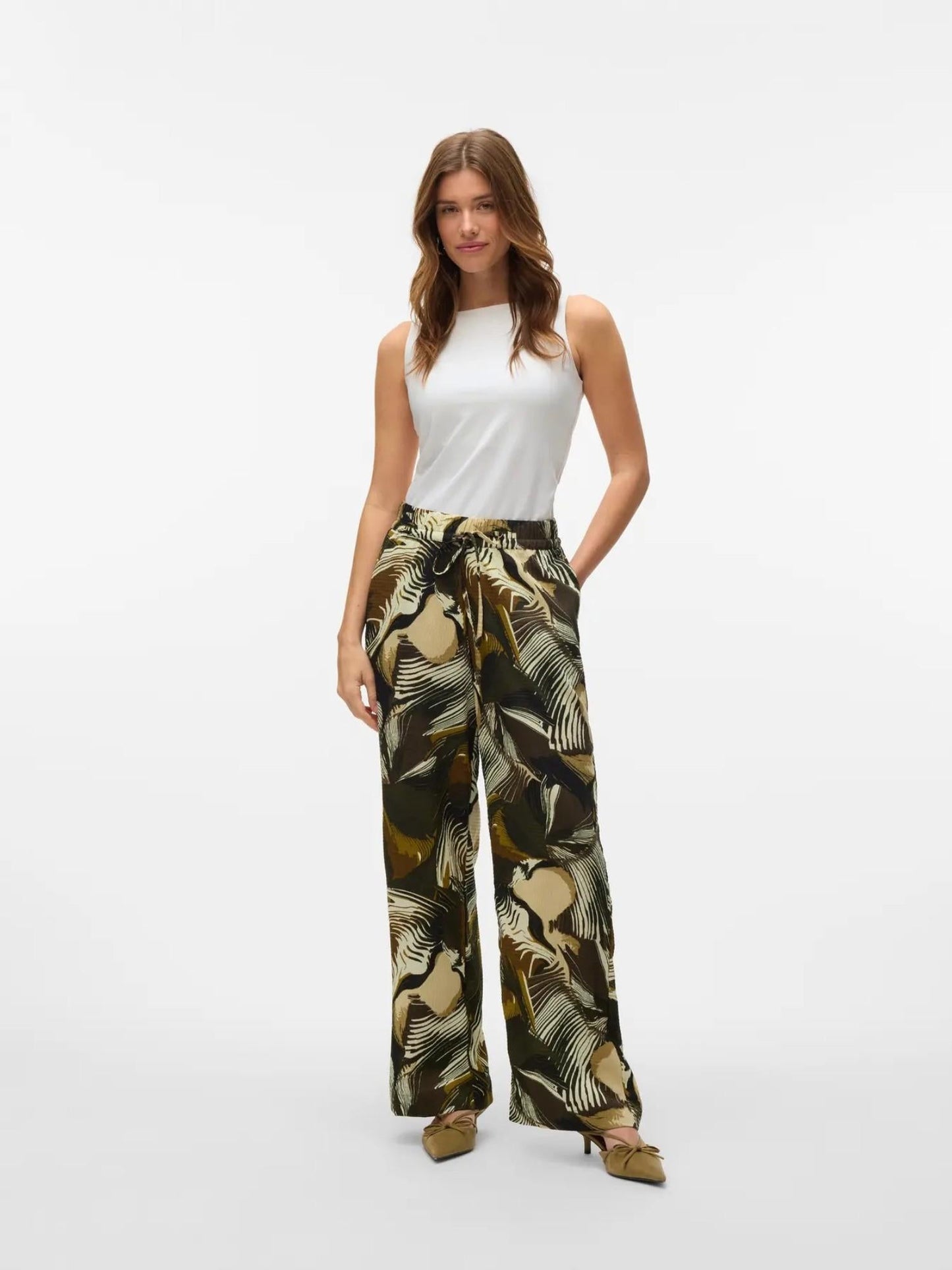 Vero Moda Pantaloni Donna Ruby Straight Fit Mermaid Fie