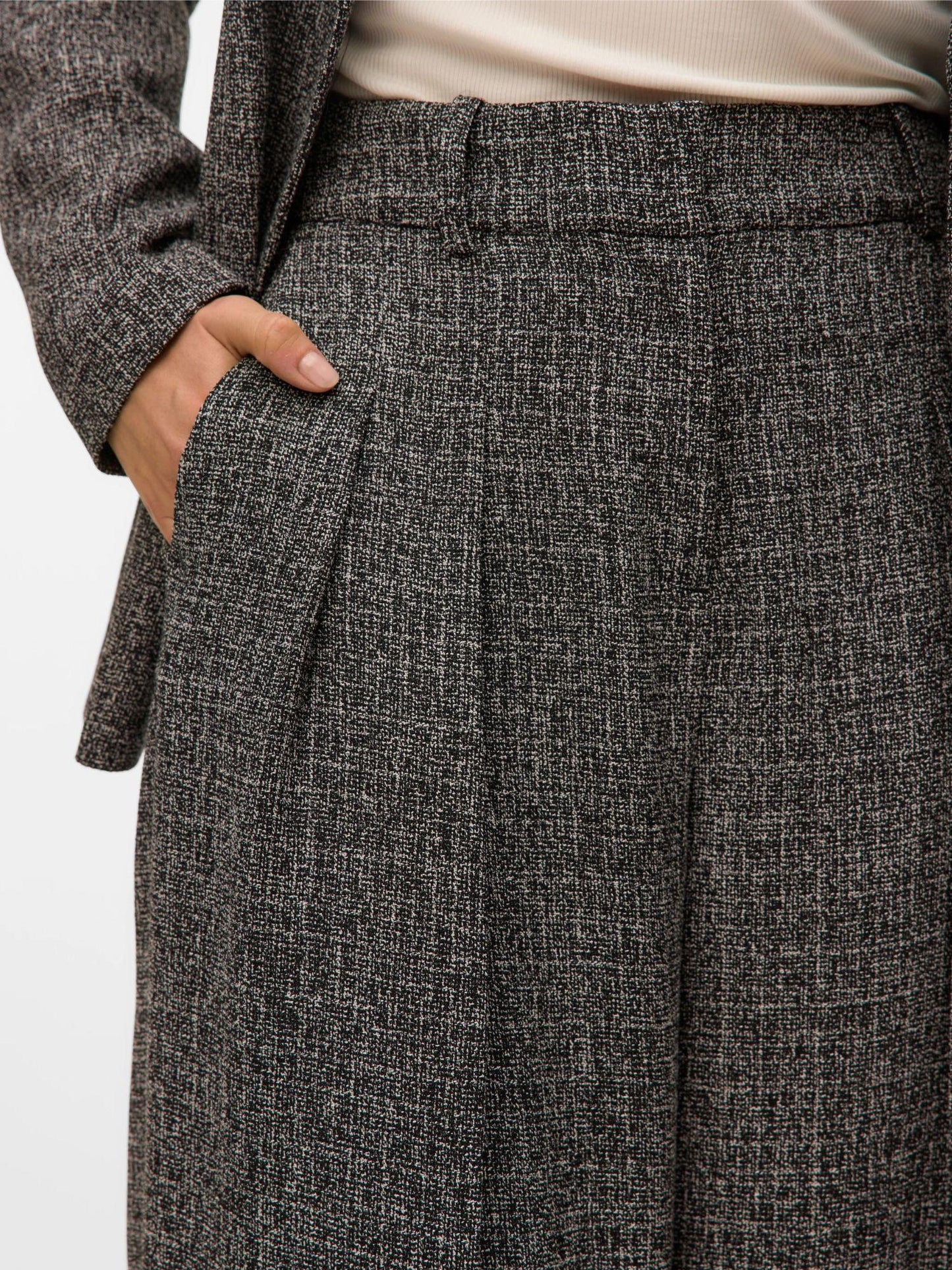 Vero Moda Pantaloni Formali Donna Perle Nero Sale E Pepe