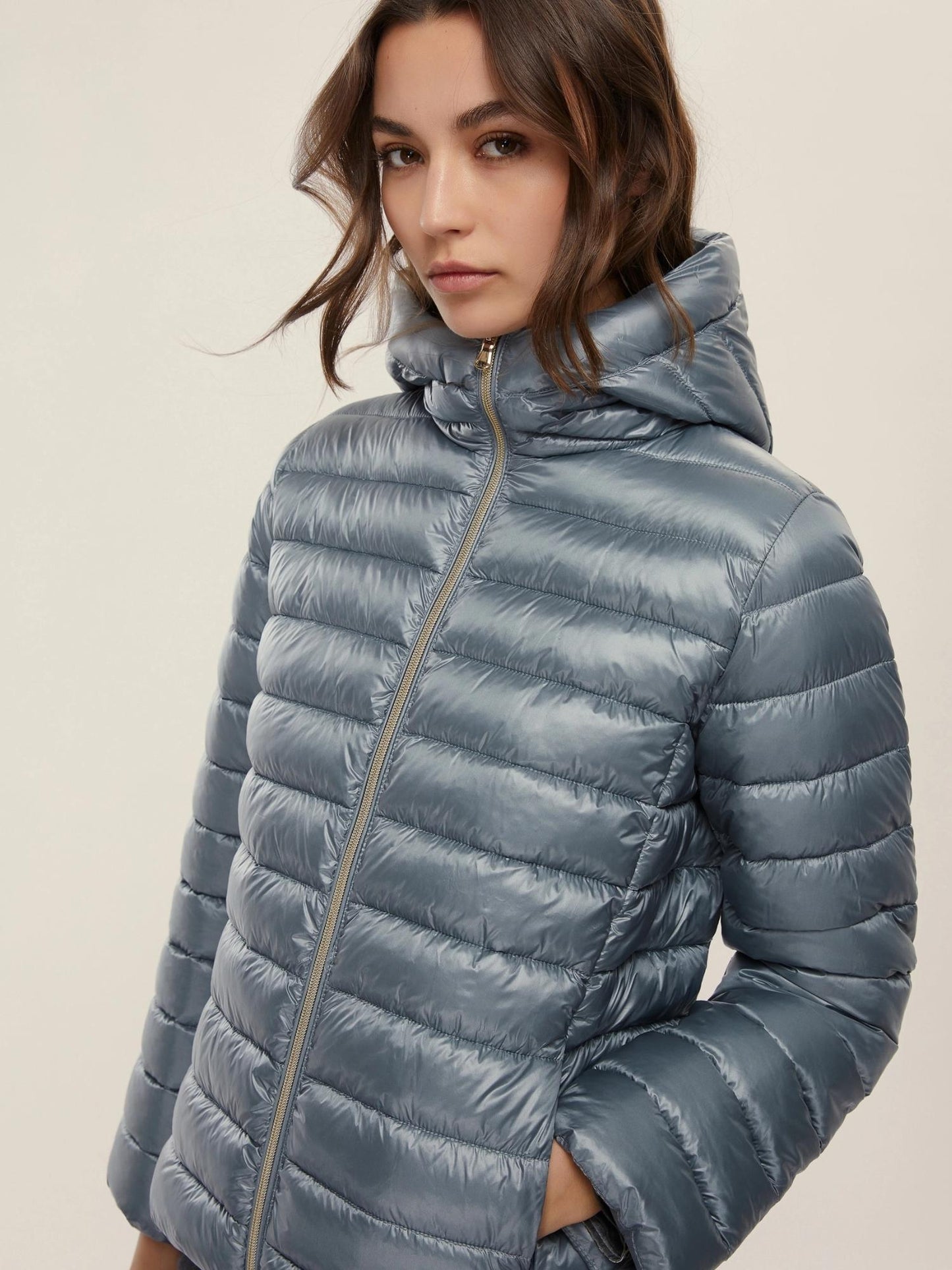 Emme Marella Piumino Antigoccia Donna Geneve Azzurro