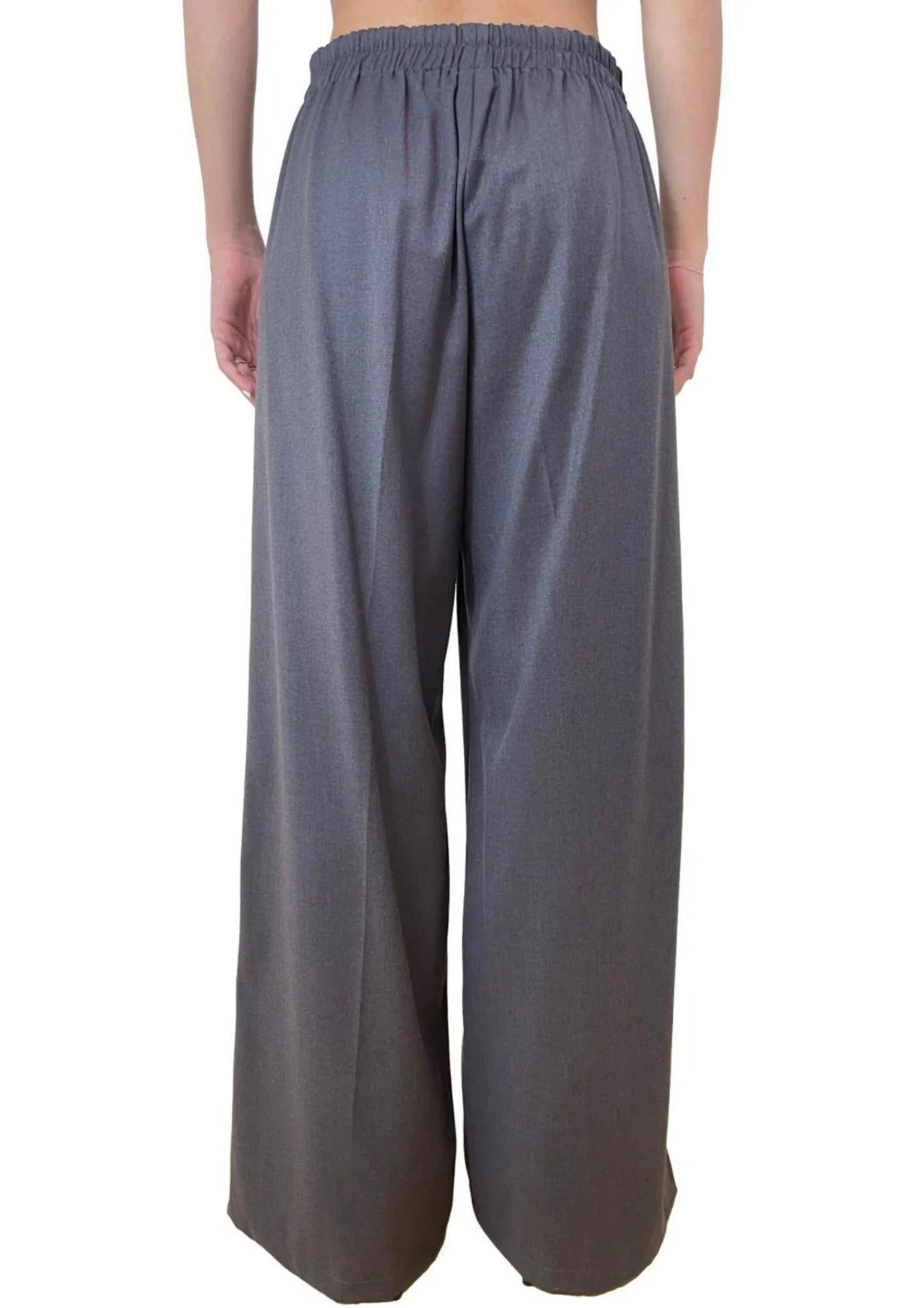 Emme Marella Pantalone Donna Sarago Grigio Melange