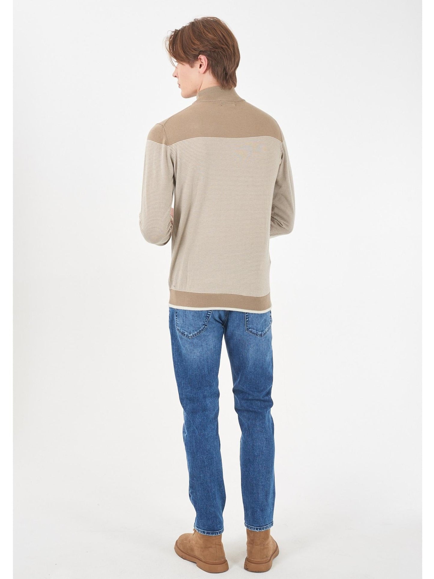 Yes Zee Jeans 5 Tasche Slim Fit Uomo Super Stone