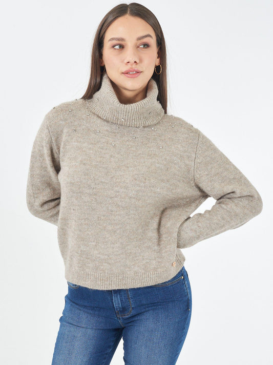 Yes Zee Maglia Donna Tortora