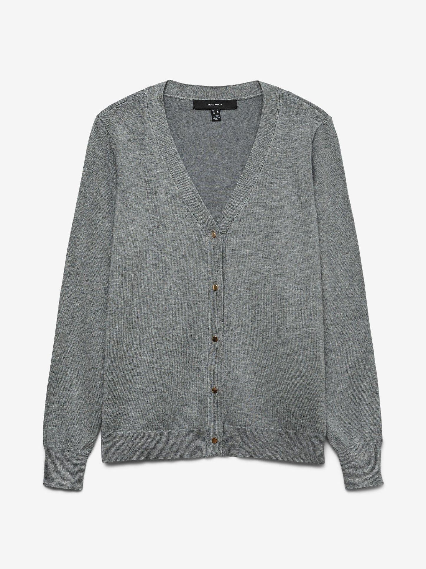 Vero Moda Cardigan In Maglia Donna Silje Grey Melange