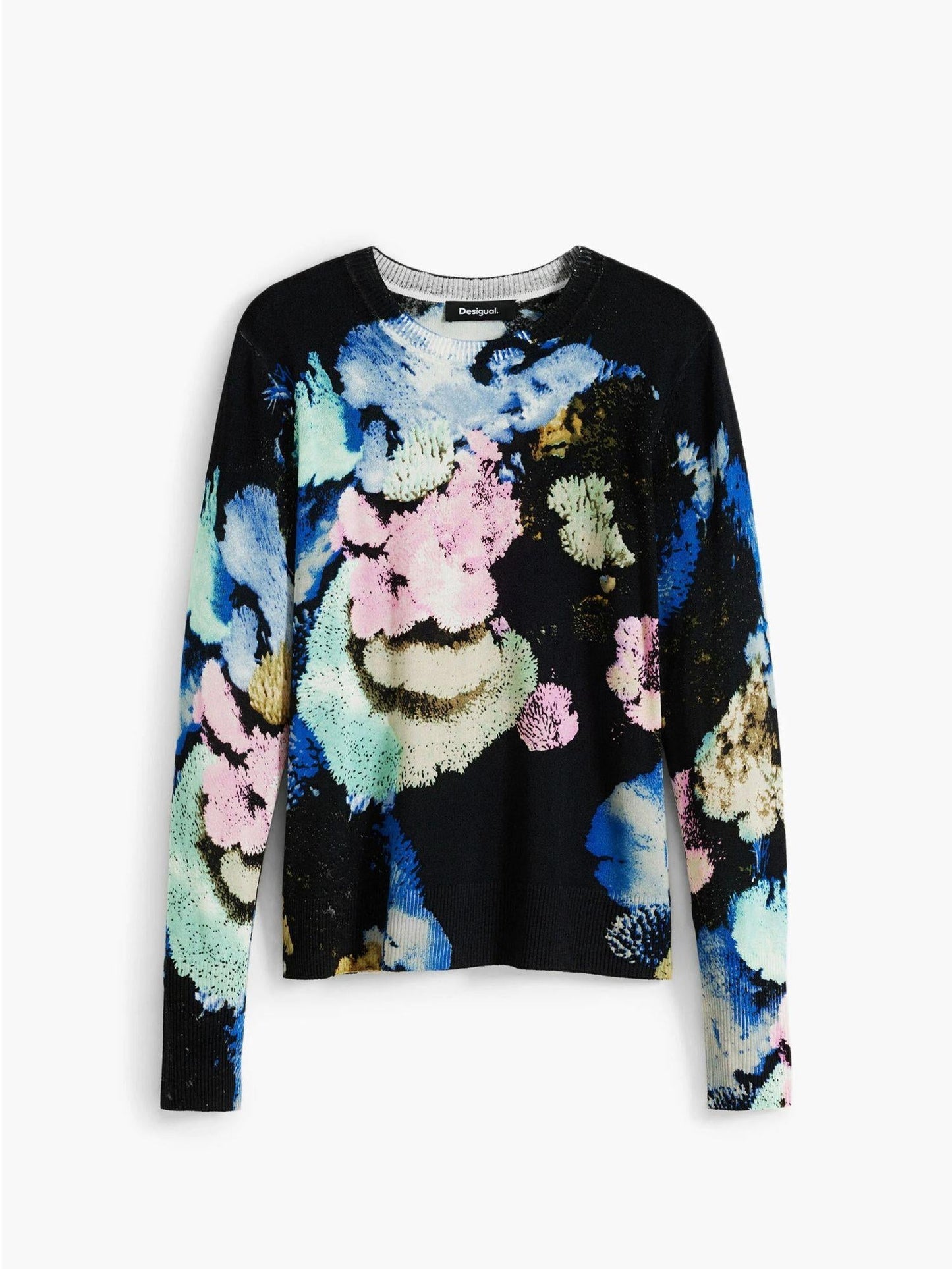 Desigual Maglione disegnato da Mr. Christian Lacroix Donna Blu