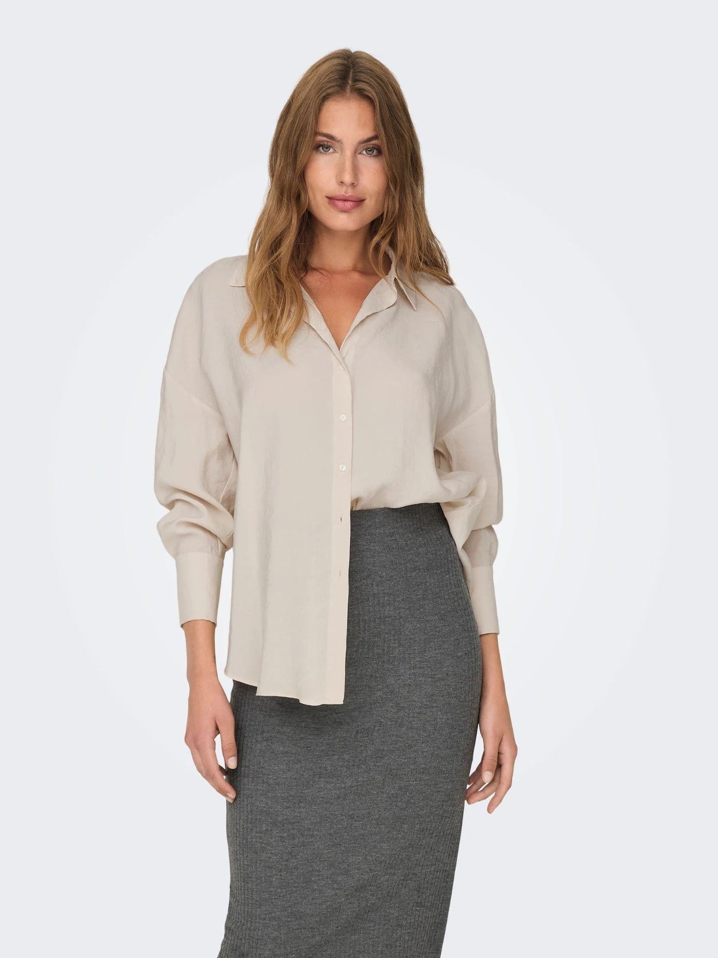 Only Camicia Donna Zazima Bianco Antique White