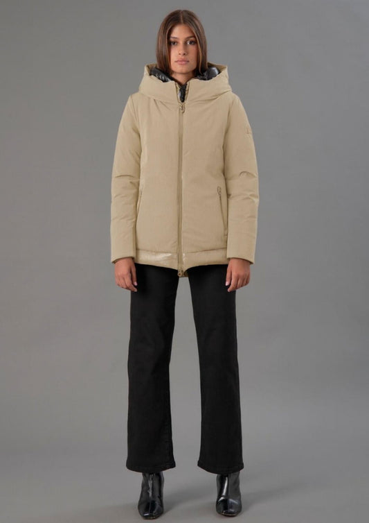 Rihunik Giacca Invernale Donna Tera Beige