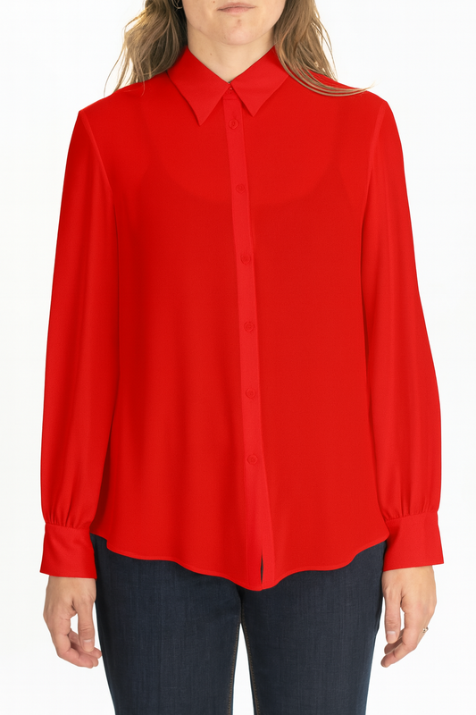 Diana Gallesi Camicia Donna Rossa